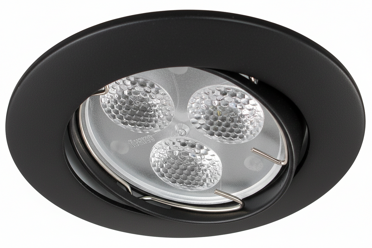 ADJUSTABLE recessed spotlight in aluminum for MR16 (Dichroic) GU10 LED bulb (10pcs)