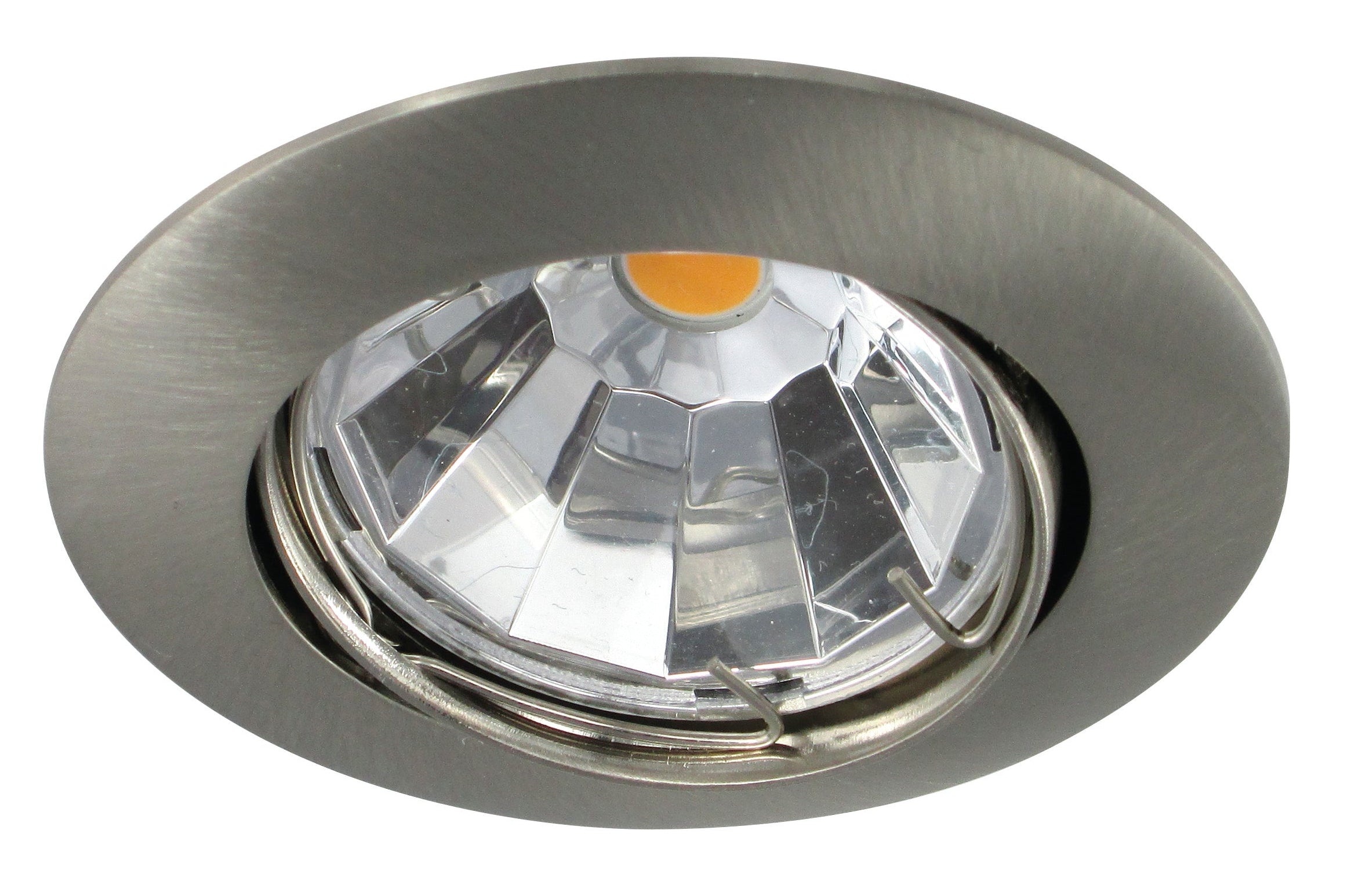 Faretto ad incasso ORIENTABILE in alluminio per lampadina LED MR16 (10pz)