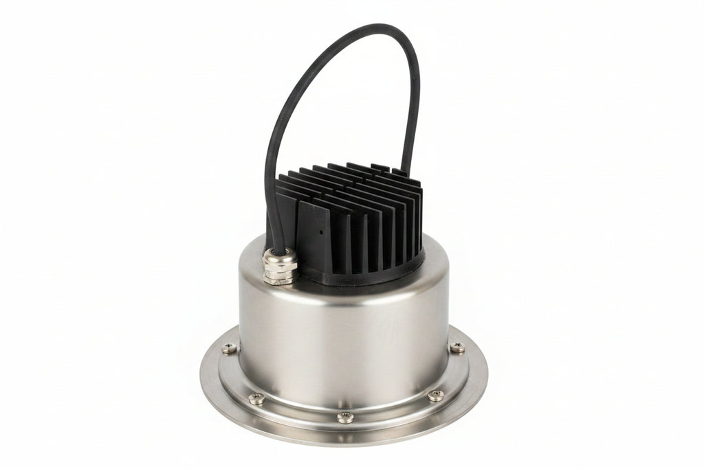 Faretto LED da Incasso Pavimento 25W Flooring 18 - Acciaio Inox AISI 316 Carrabile