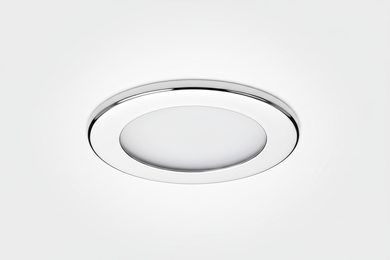 Faretto incasso per mensole extra slim led 3W 220V cornice rotonda