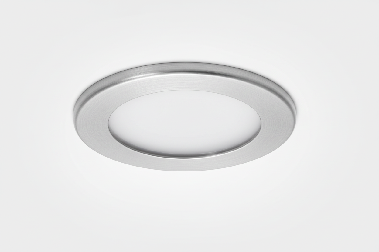 Faretto incasso per mensole extra slim led 3W 220V cornice rotonda