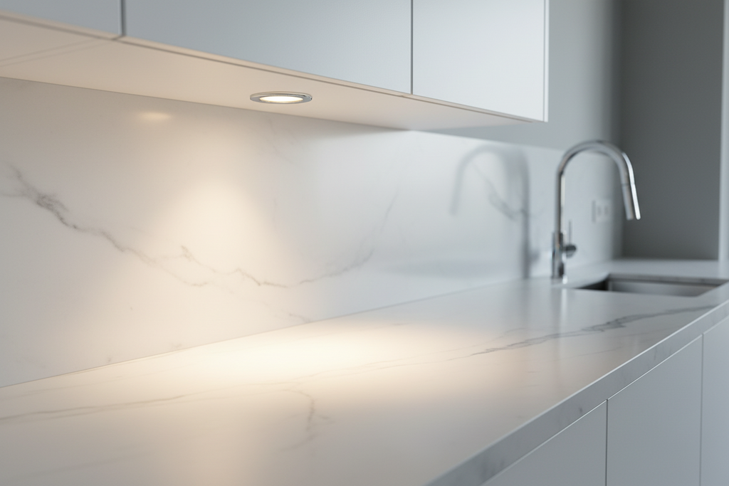 Faretto incasso per mensole extra slim led 3W 220V cornice rotonda