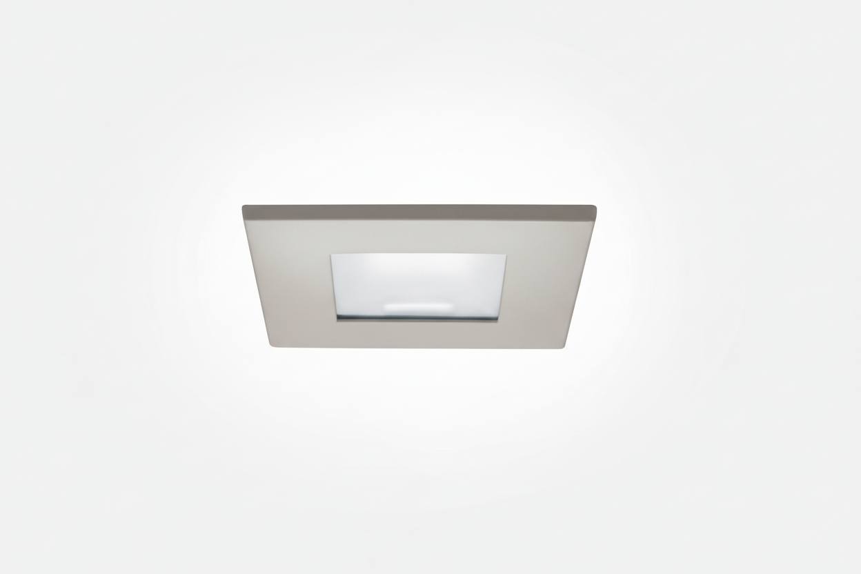 Faretto LED Incasso Extra Slim 3W 220V - Cornice Quadrata Plug & Play