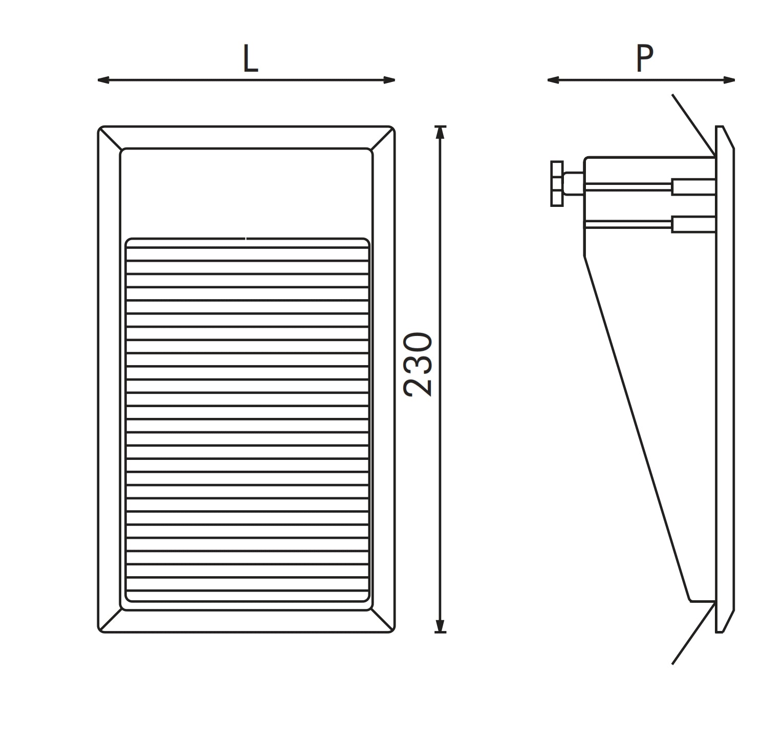 Lampada LED Wall Washer 5W/8W IP65 - FINE SERIE - Ultimo Stock Disponibile