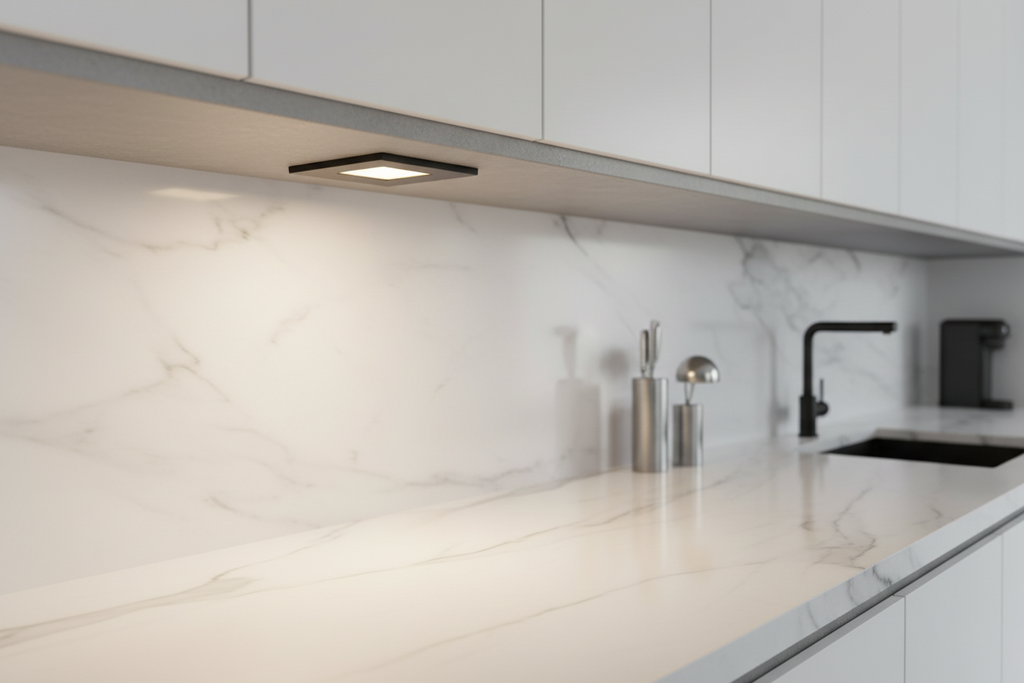 Faretto LED inc. quadr.  extra slim 3W ambient1