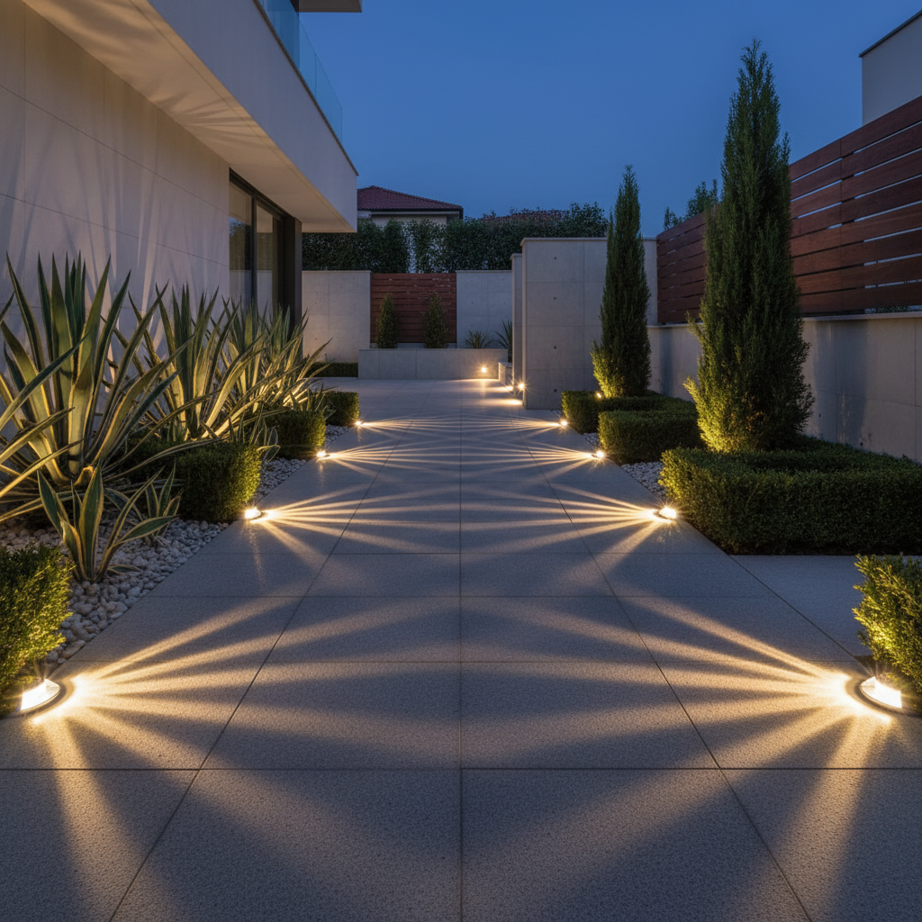 Faretto Incasso Pavimento Acciaio Inox IP68 Carrabile LED MR16 (Dicroica) GU10 con emissione luce radiale