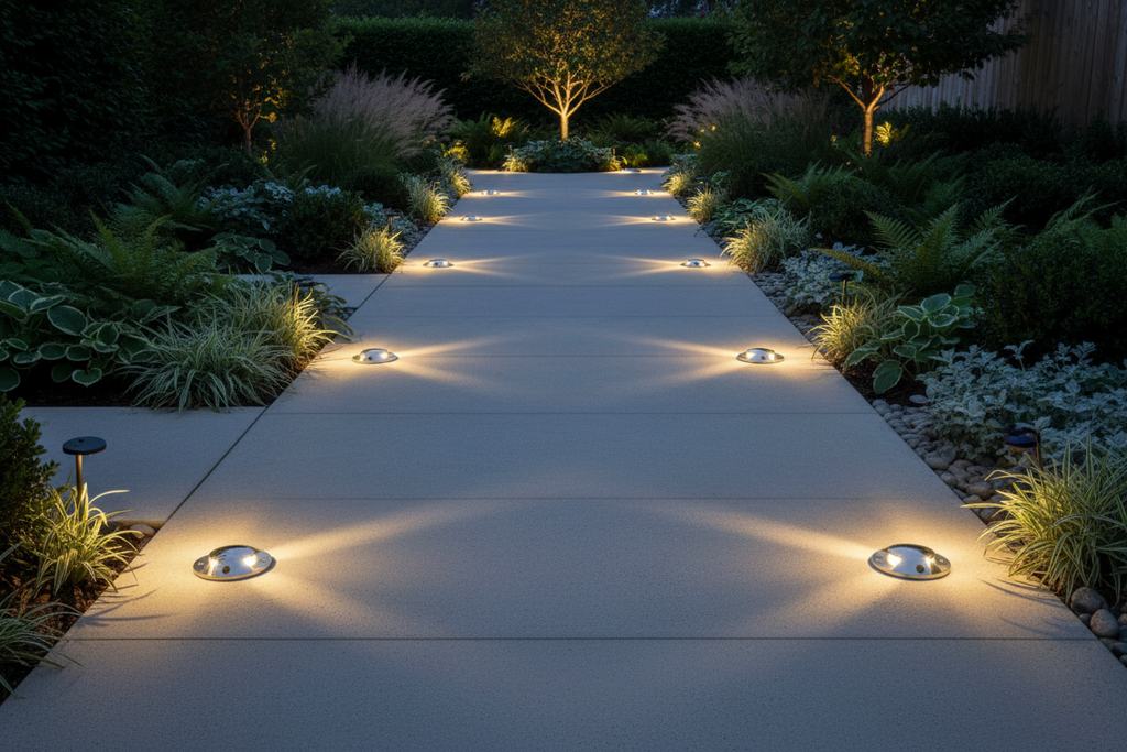 Faretto Incasso Pavimento Acciaio Inox IP68 Carrabile LED MR16 (Dicroica) GU10 con emissione luce radiale