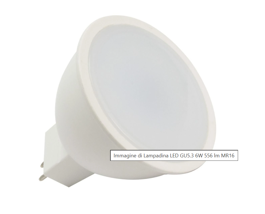 Faretto Incasso Vetro Colorato MR16 serie 40 – LED 6W con Alimentatore 220V incluso