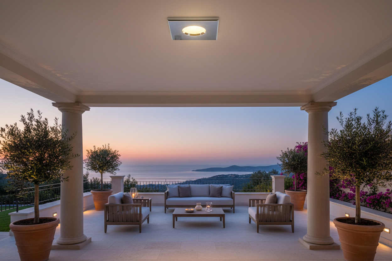 Faretto da Incasso GU10 IP54 - Alluminio Pressofuso mod. 907