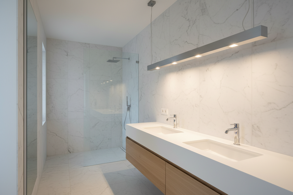 Skylight Mono - Lampada a Sospensione LED Bidirezionale in Alluminio