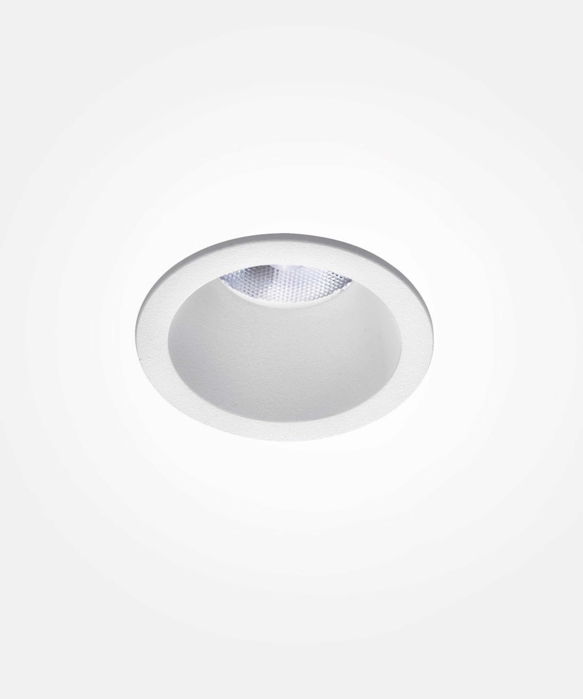 Faretto LED da Incasso 3W 3000K - Alluminio Recessed IP54 mod. Bianco
