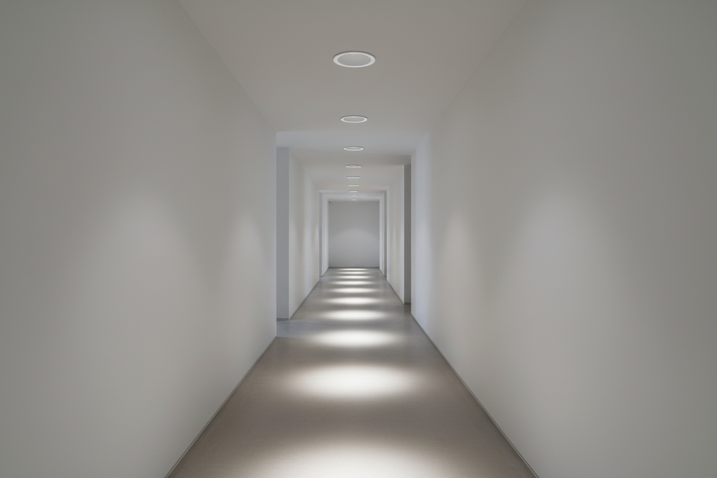 3W 3000K LED Recessed Spotlight - Aluminum IP54 White