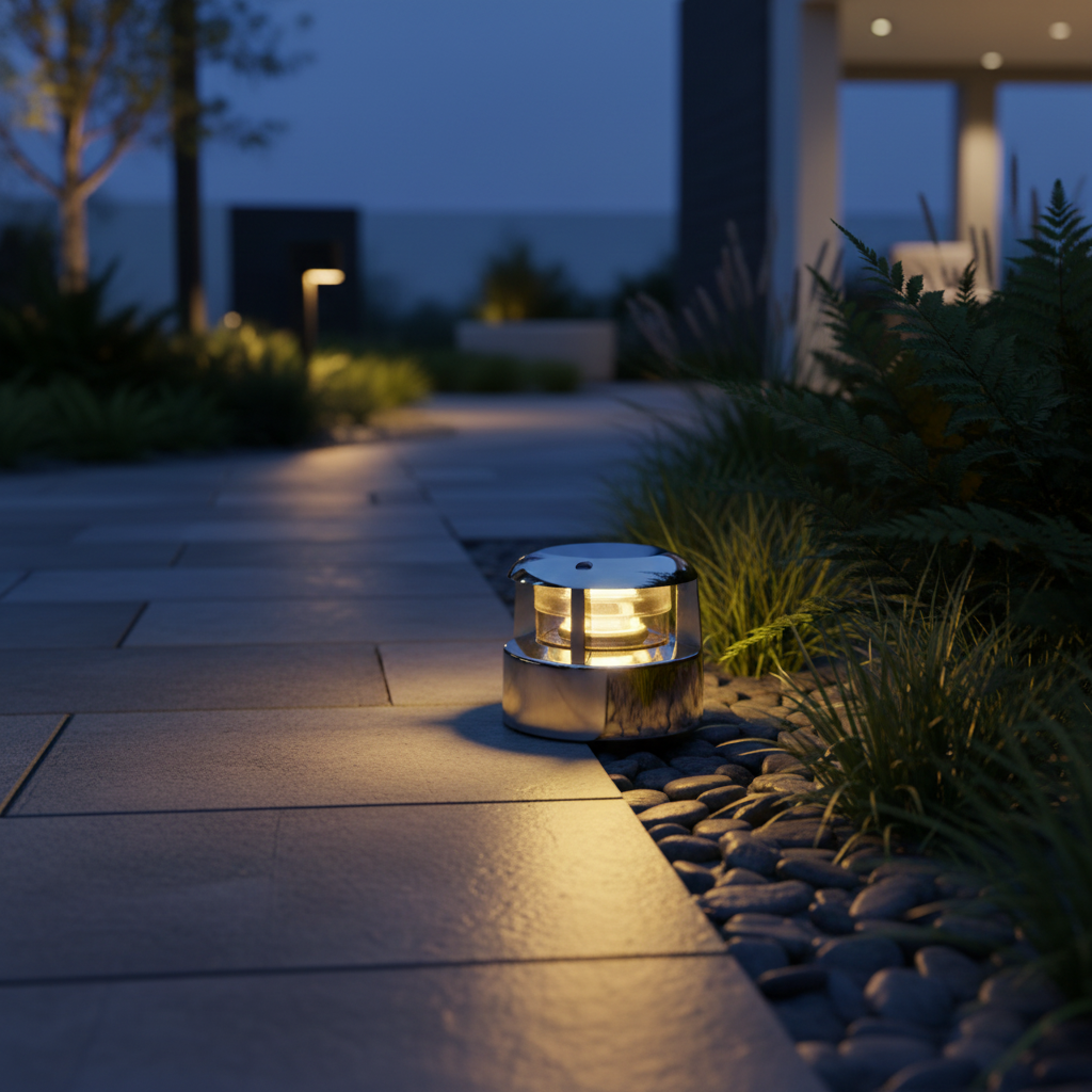 Faretto da Pavimento BIO LED - Acciaio Inox AISI 316 - Bollard Esterno IP68