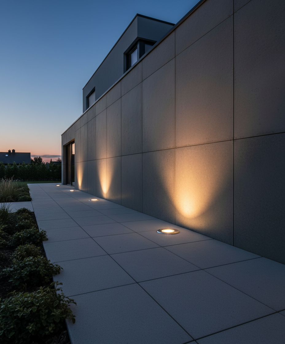 Faretto da incasso pavimento in acciaio inox per lampada MR16 GU10 LED