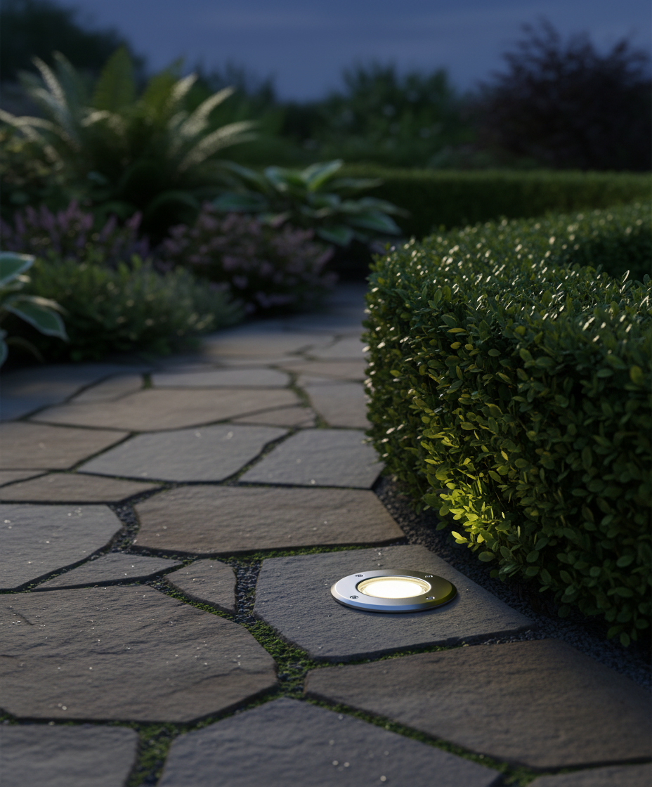 Faretto da incasso pavimento in acciaio inox per lampada MR16 GU10 LED