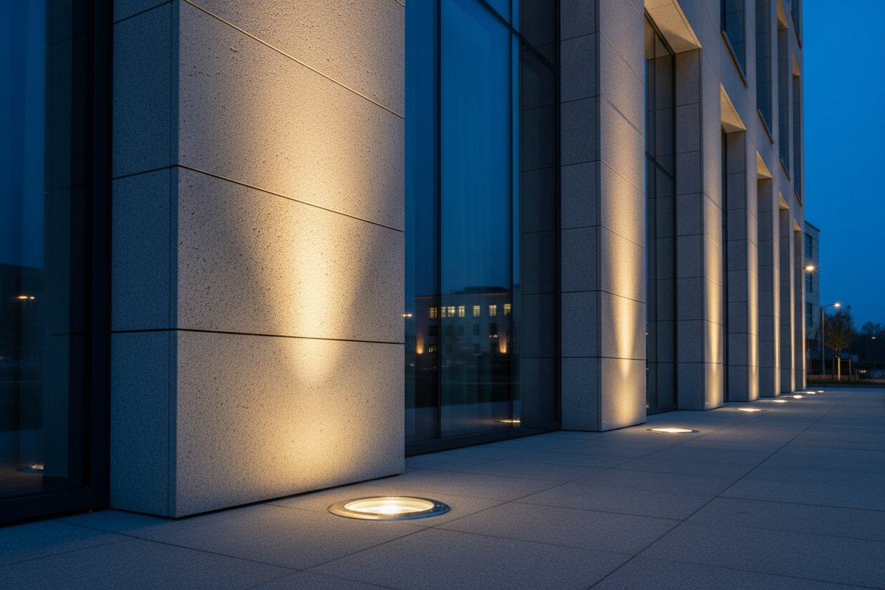 Faretto LED da Incasso Pavimento 18W - Acciaio Inox AISI 316 Carrabile