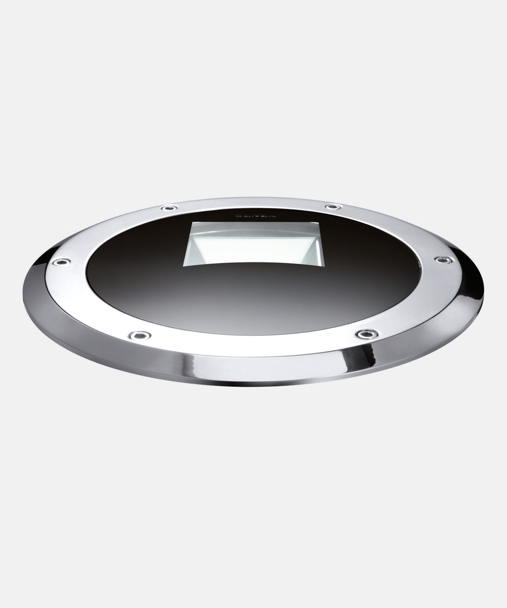 Faro LED Incasso Pavimento fascio asimmetrico 25W IP68 Acciaio Inox AISI 316 Carrabile