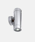 Applique Doppia Emissione Cilindrica - Acciaio Inox AISI 316