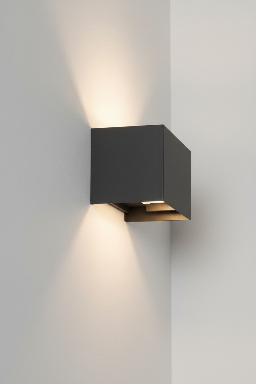 Lampada da parete a LED 12W doppia emissione per esterno mod. Para