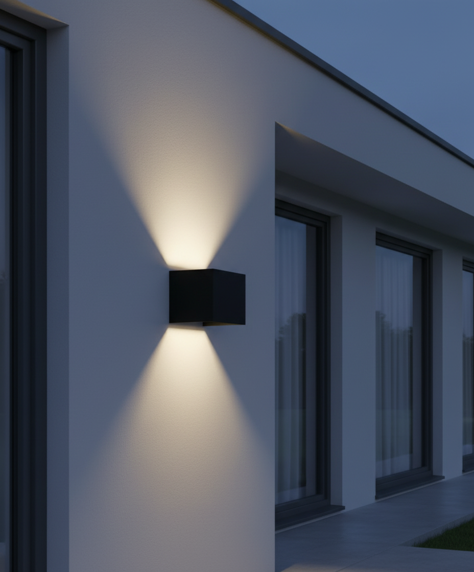 Lampada da parete a LED 18W doppia emissione per esterno mod. Para