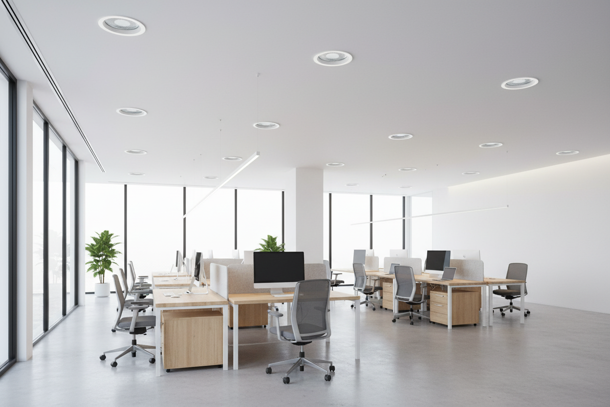 Polo 165 - Faretto LED Incasso Professionale Alta Resa