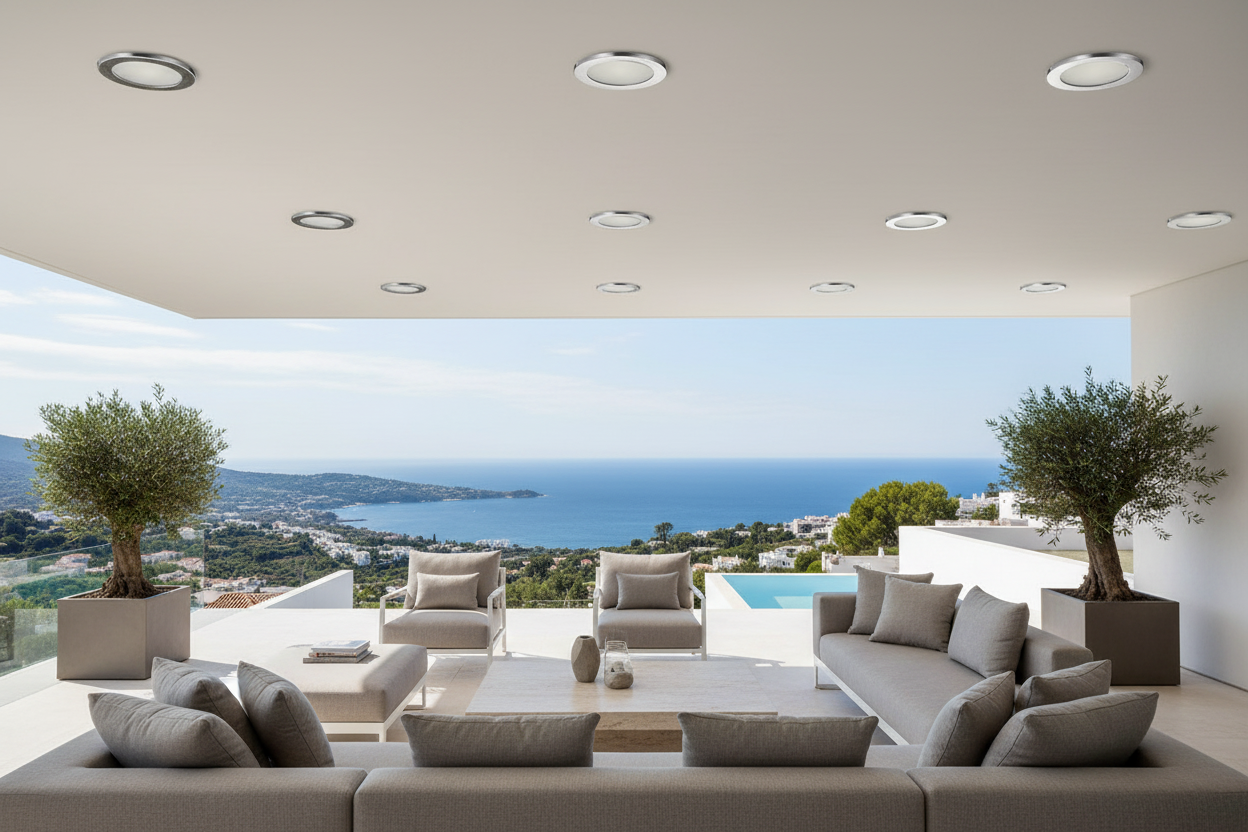 Faretto LED Incasso IP65 Acciaio Inox AISI 316 - Mod. Scirocco Premium