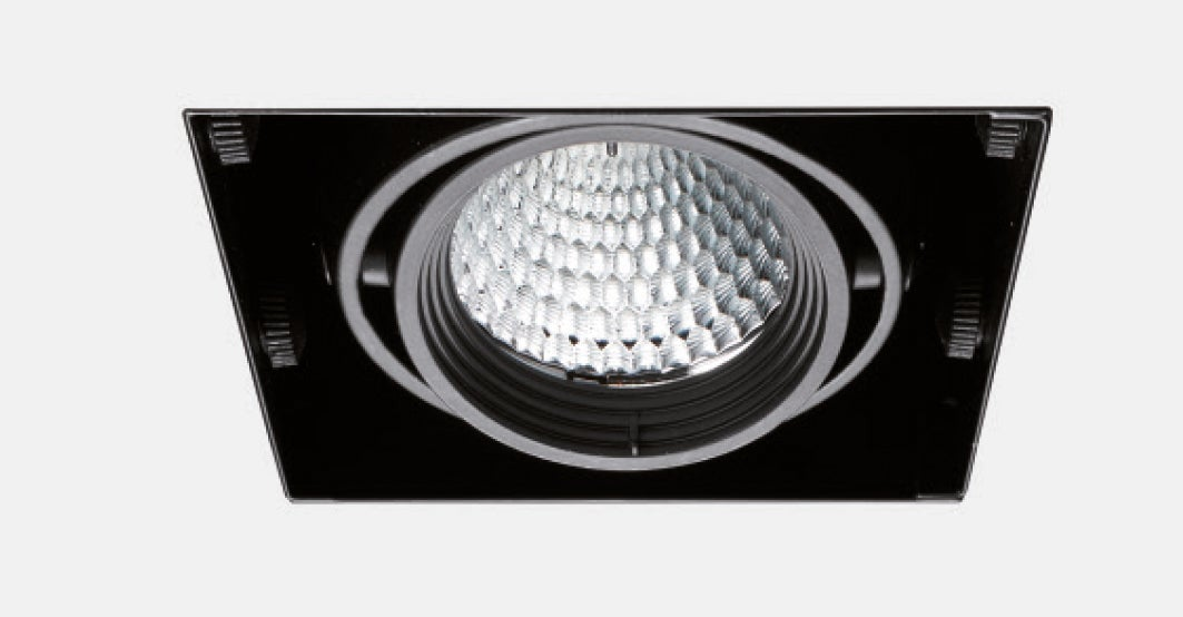 Faretto incasso 1 LUCE senza cornice per lampada MR16