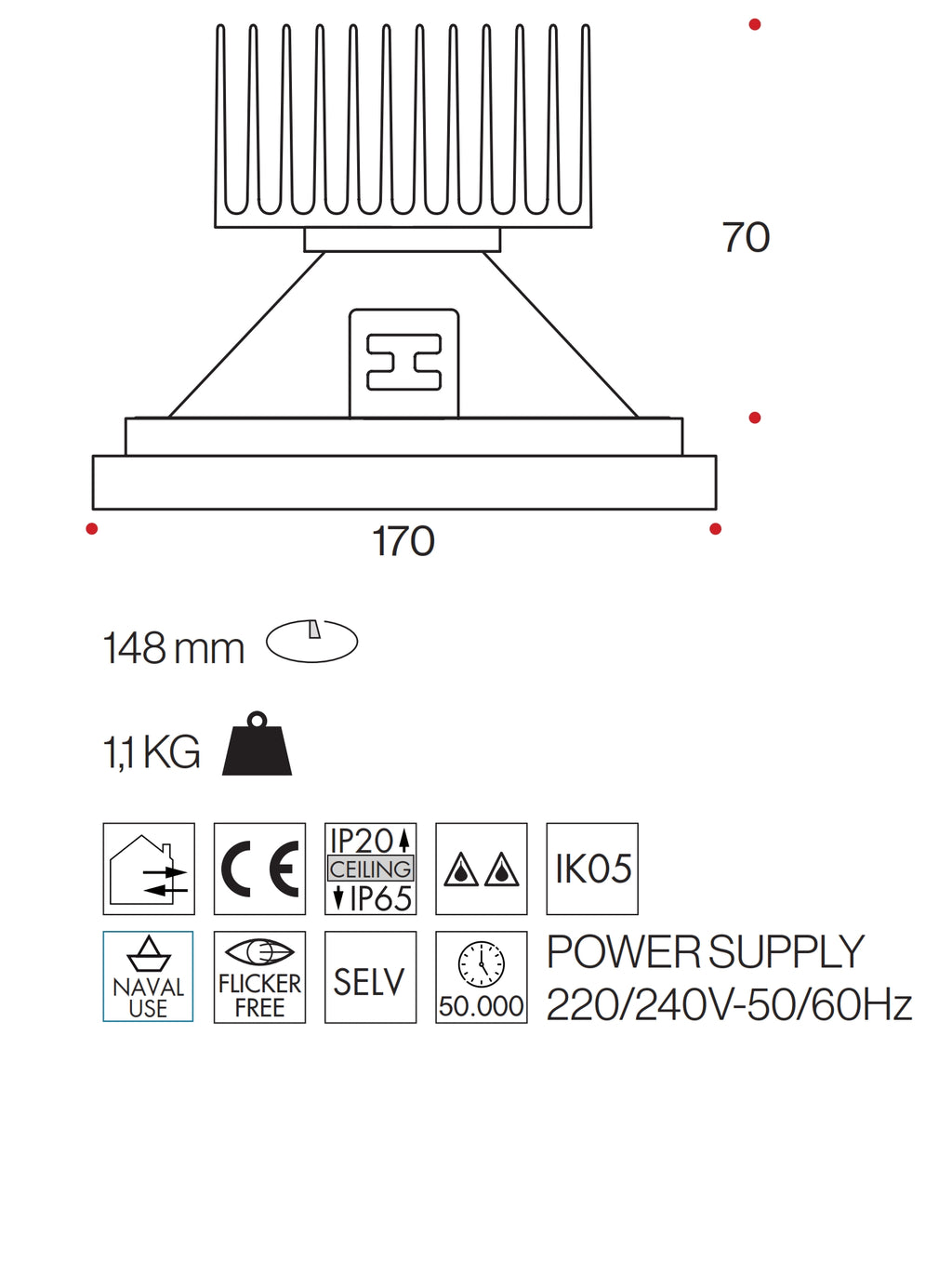 twister 165 IP65 dis. tec.